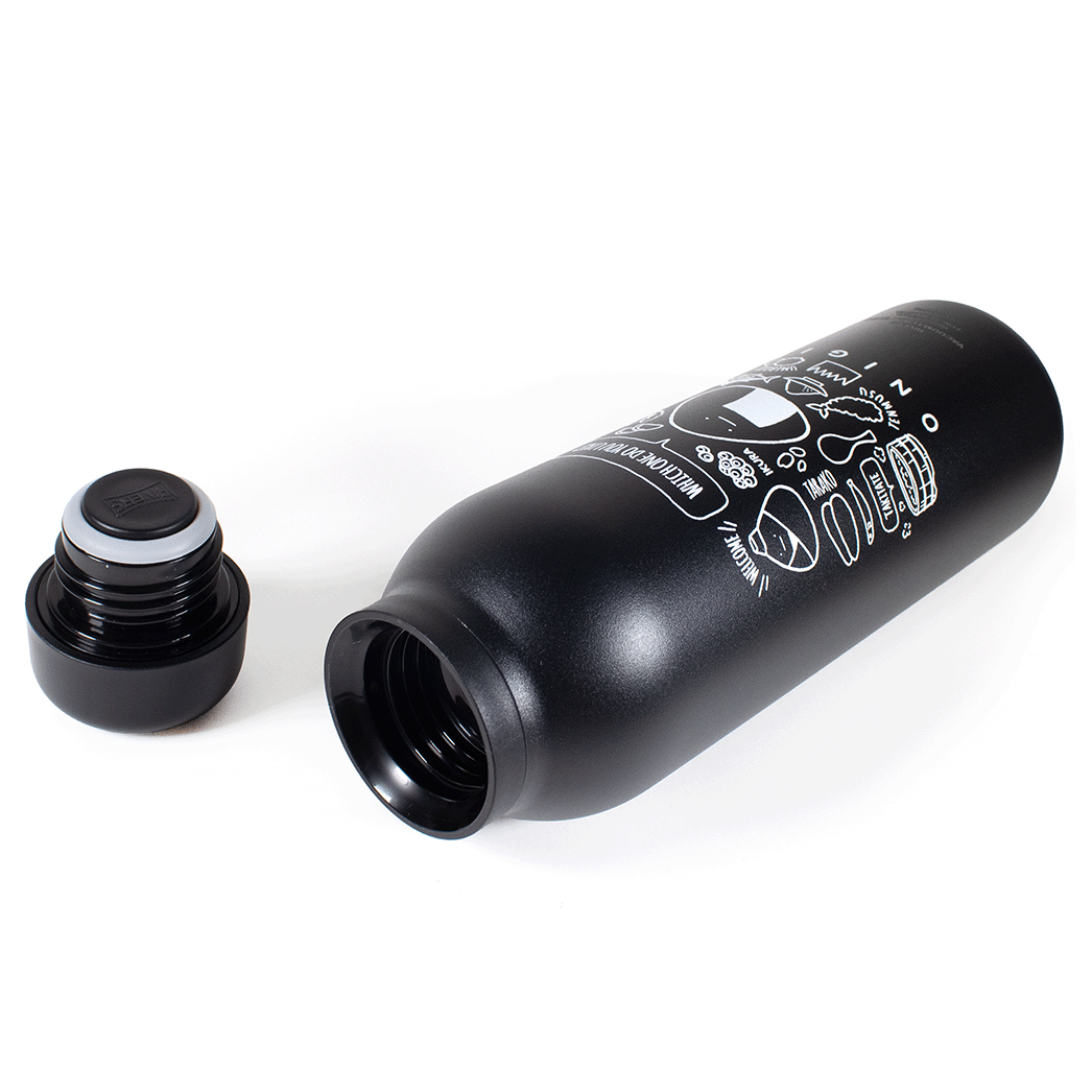 おにぎり屋/水筒(ブラック)