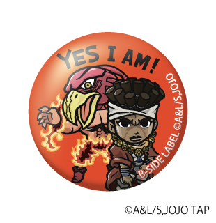 (ジョジョの奇妙な冒険)モハメド・アヴドゥル「YES I AM!」/小缶バッジ