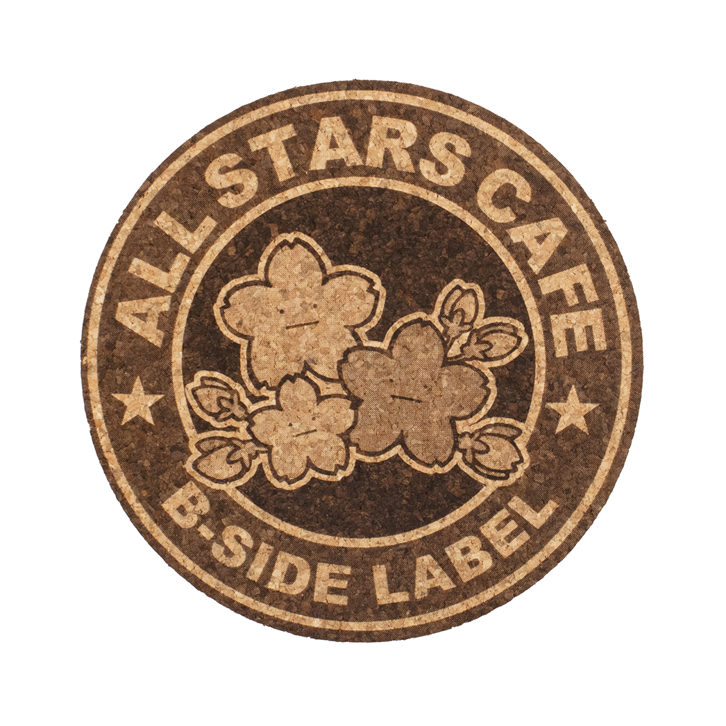 真顔富士山&桜/コースター