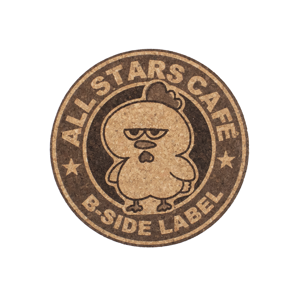 ジト目鳥ひよこ&にわとり/コースター