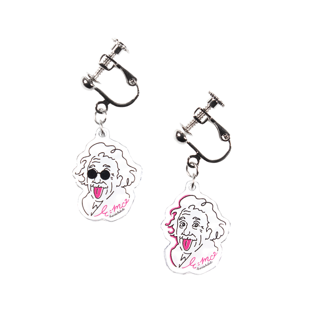 アインシュタイン/イヤリング2個セット