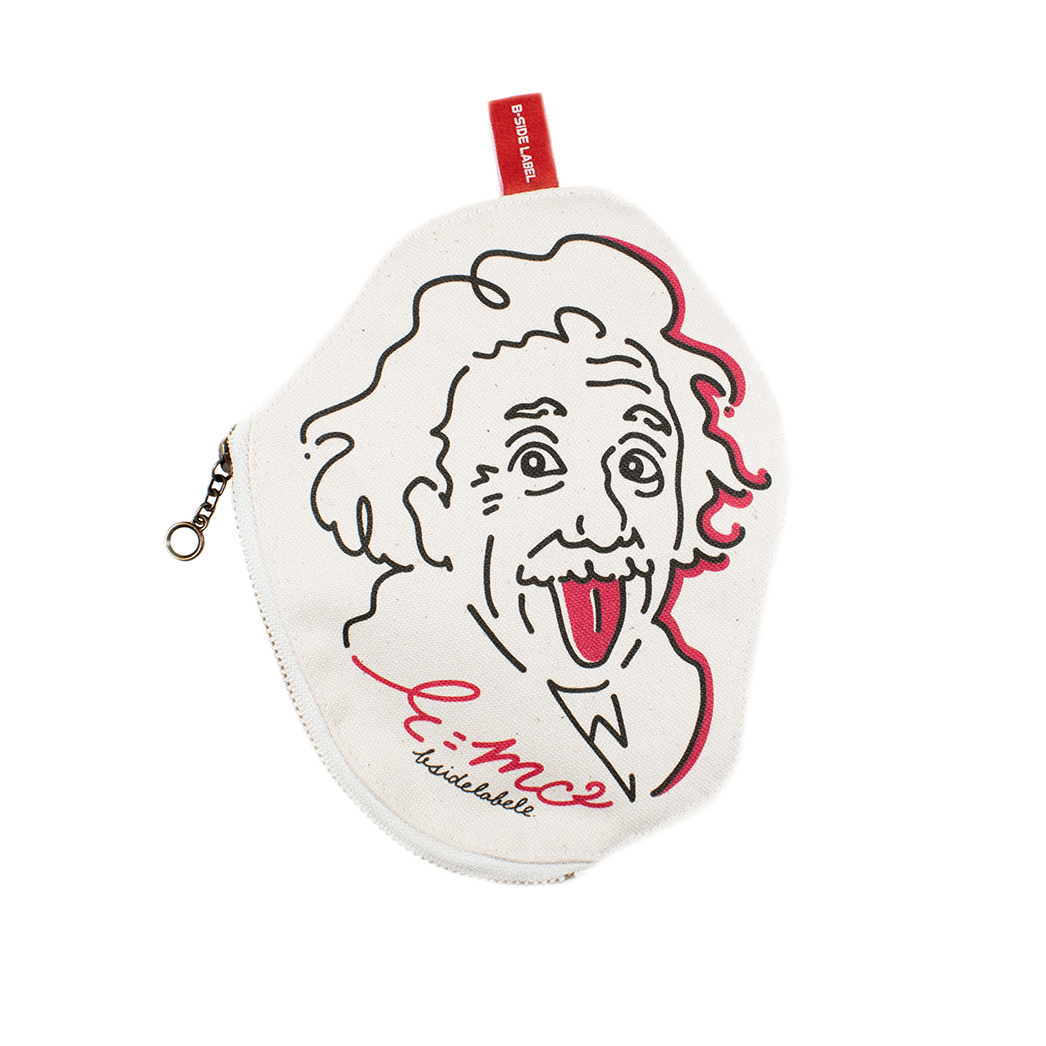 アインシュタイン/ファスナーポーチ