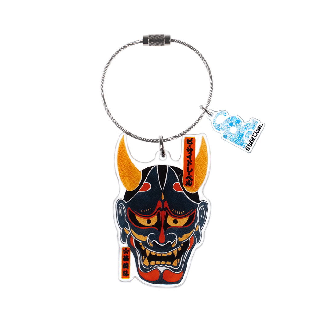 般若お面/キーリング