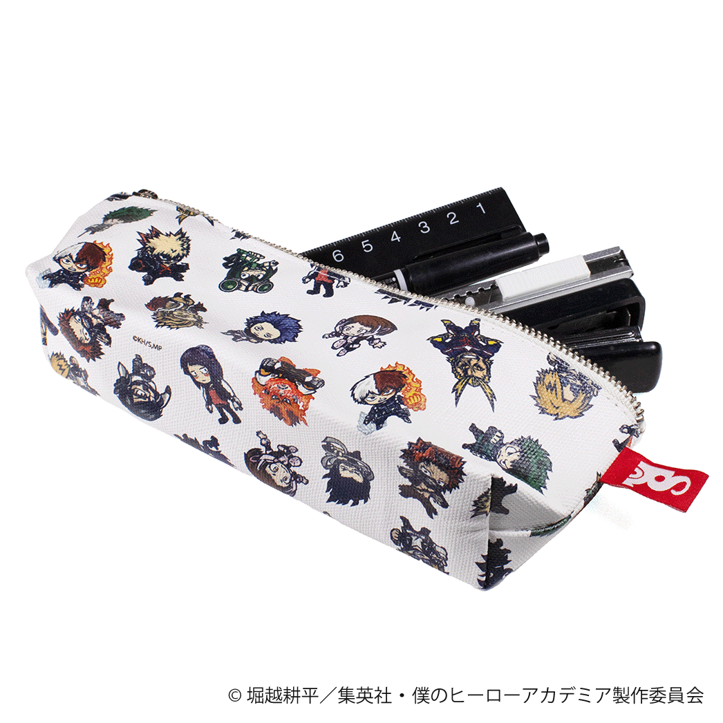 (ヒロアカ)ヒーロー集合/キャンバスペンケース