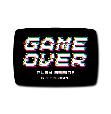 GAMEOVER画面(黒)