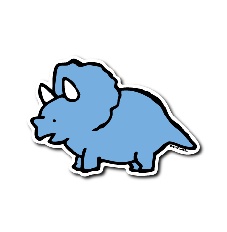 真顔恐竜/草食(トリケラトプス)