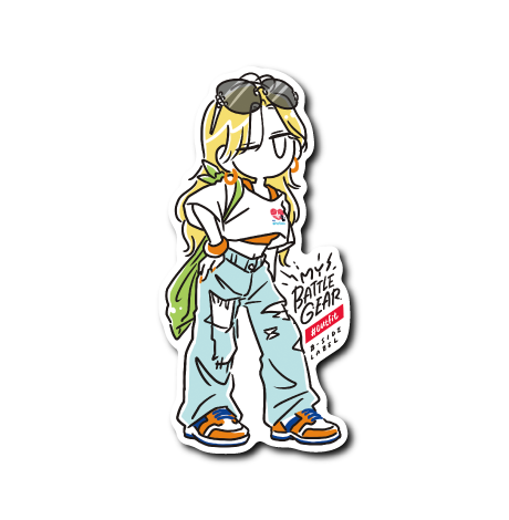 バトルギア黄ガール(水色ズボン)