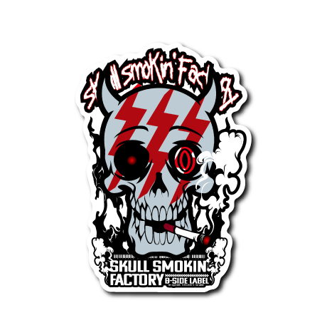 skull smokin'factory(白フチ)