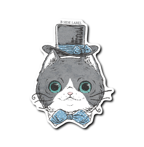 シルクハット帽(青)