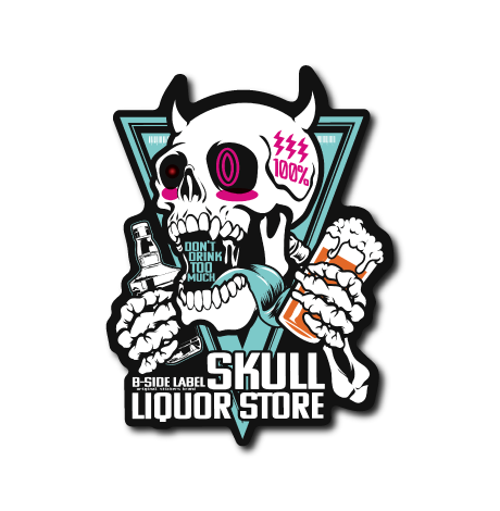 SKULL LIQUOR(黒フチ)