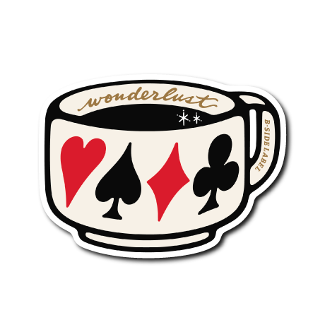 トランプ柄マグ(ベージュ)