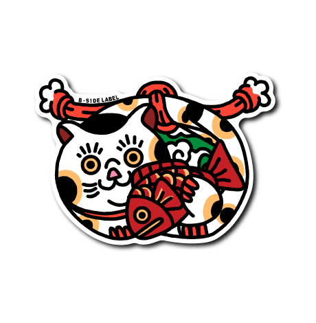 絵馬招き猫(鯛)