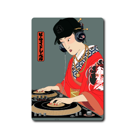女将DJ(黒帽子)