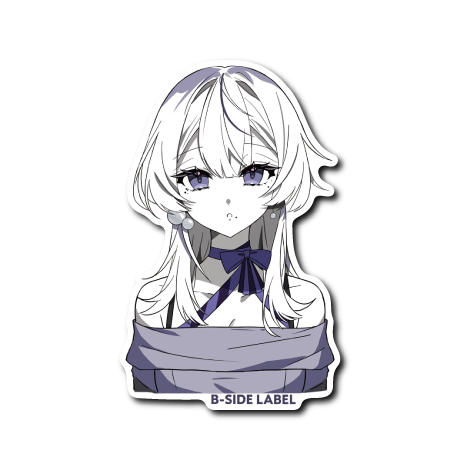 紫オフショル女子