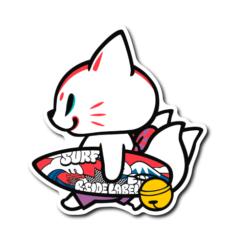 おいなりサーフボード(白)