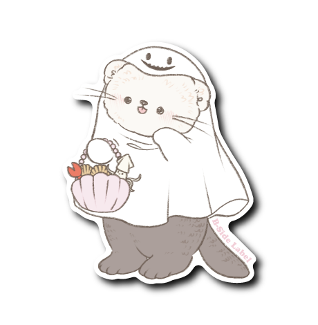 ハロウィンラッコ(おばけ)