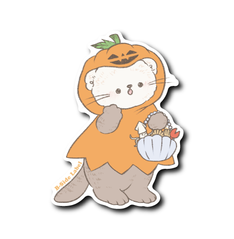 ハロウィンラッコ(カボチャ)