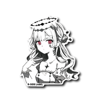 モノクロピンク目天使女子