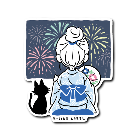 (夏企画)デフォ花火後ろ姿