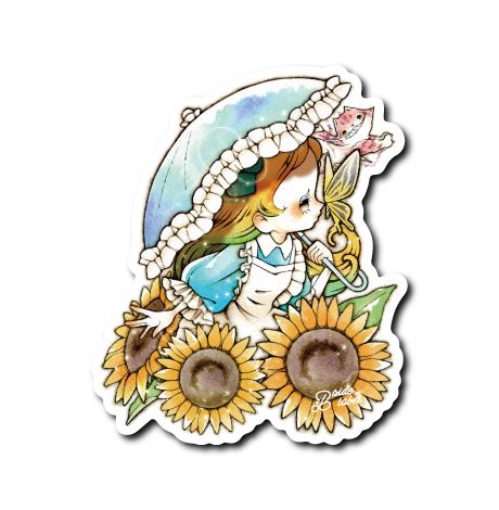 (夏企画)日傘ひまわりアリス