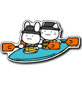 (キャンプ企画)真顔カヤック(青)