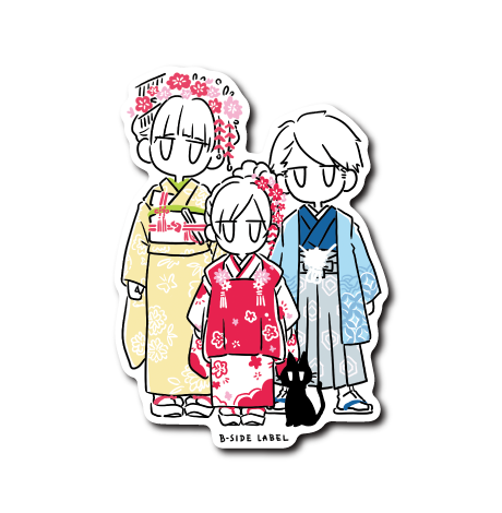 (季節)デフォ七五三3人