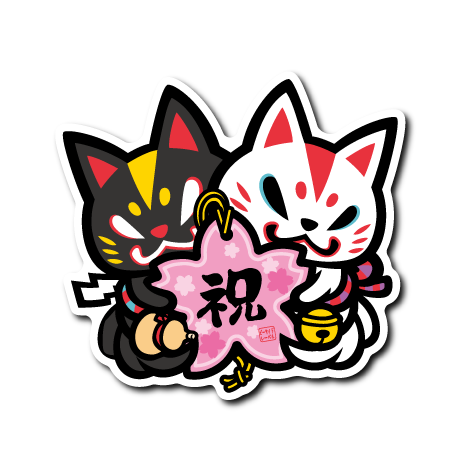 (季節)おいなり桜絵馬