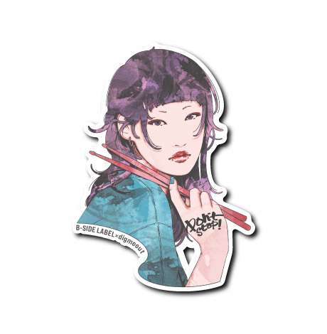 Don't Stop Girls - drums upper/ラジオステッカー