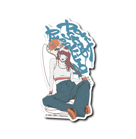 Don't Stop Girls - bass whole/ラジオステッカー