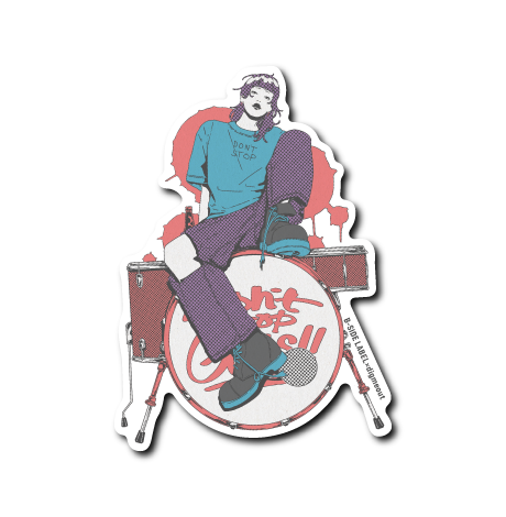 Don't Stop Girls - drums whole/ラジオステッカー