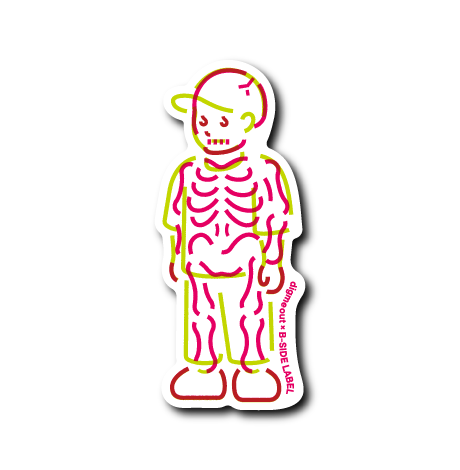 SKELETON MAN/ラジオステッカー