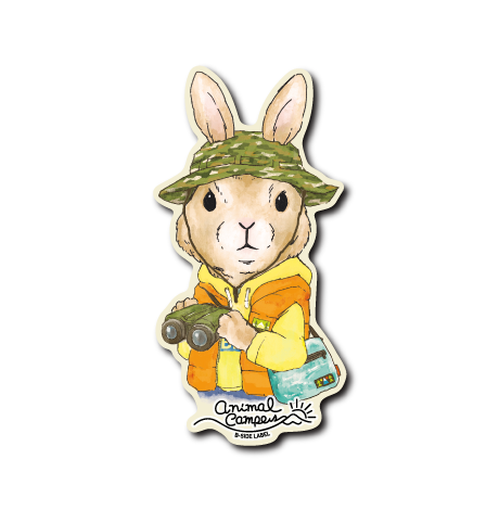 (キャンプ)ウサギ/薄茶
