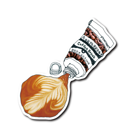 (コーヒー)絵の具