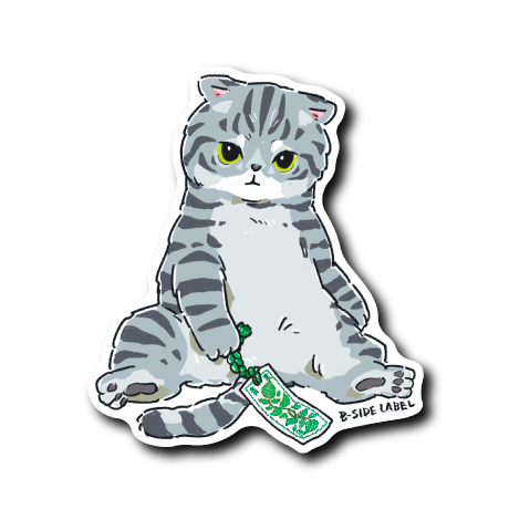 (列車旅企画)猫おじさん座り