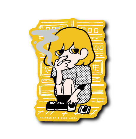 タバコガール(黄)