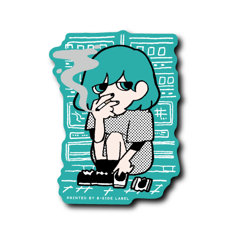 タバコガール(緑)