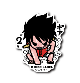 Sticker Luffy One Piece B-SIDE LABEL
