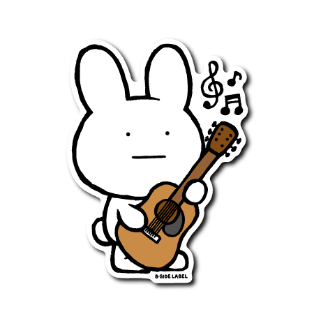 (音楽企画)真顔うさぎギター(アコギ)