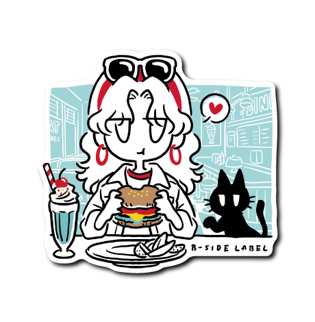 (ごちそう企画)デフォハンバーガーガール