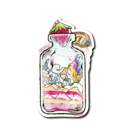 (ごちそう企画)アリス瓶詰めケーキ