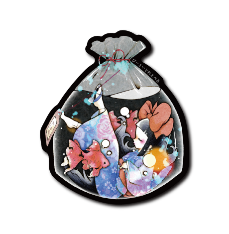 (夏企画)浴衣アリス金魚すくい(黒)