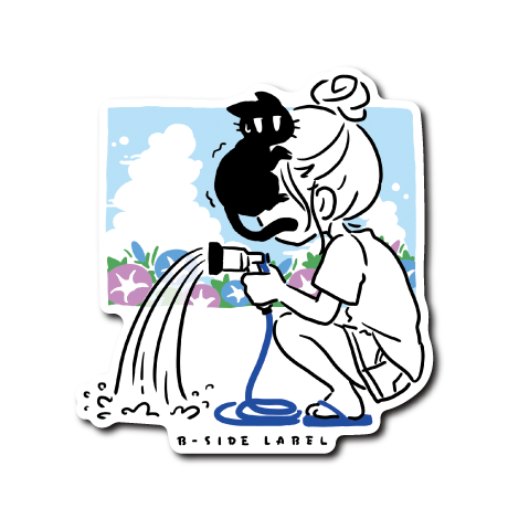 (夏企画)デフォ朝顔水撒き