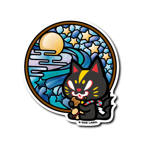 (晴雨企画/夜)黒糖ステンドグラス