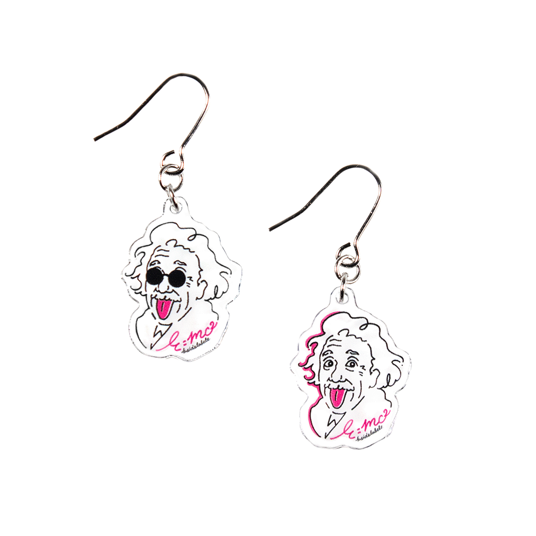 アインシュタイン/ピアス2個セット