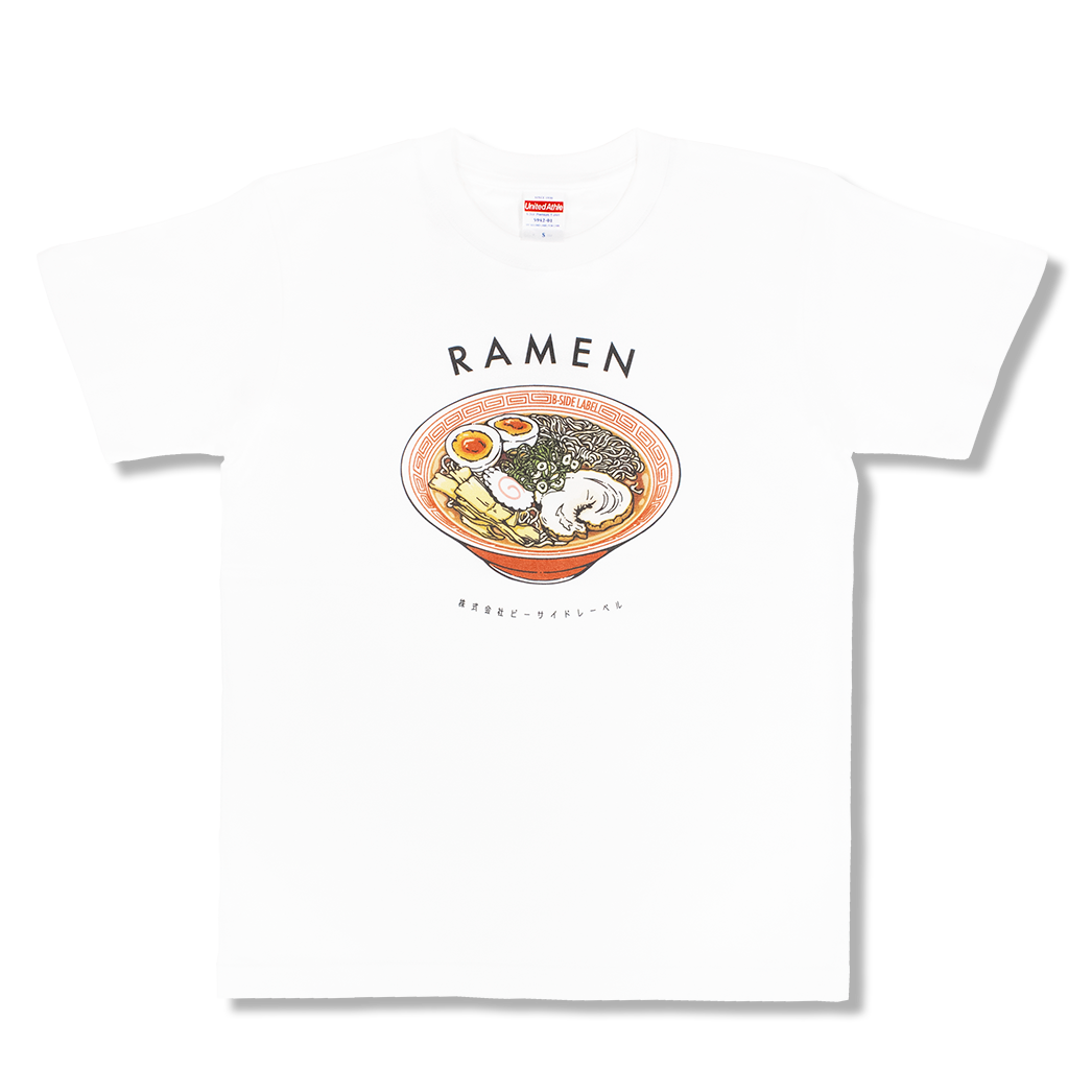 ラーメン(白)/Tシャツ