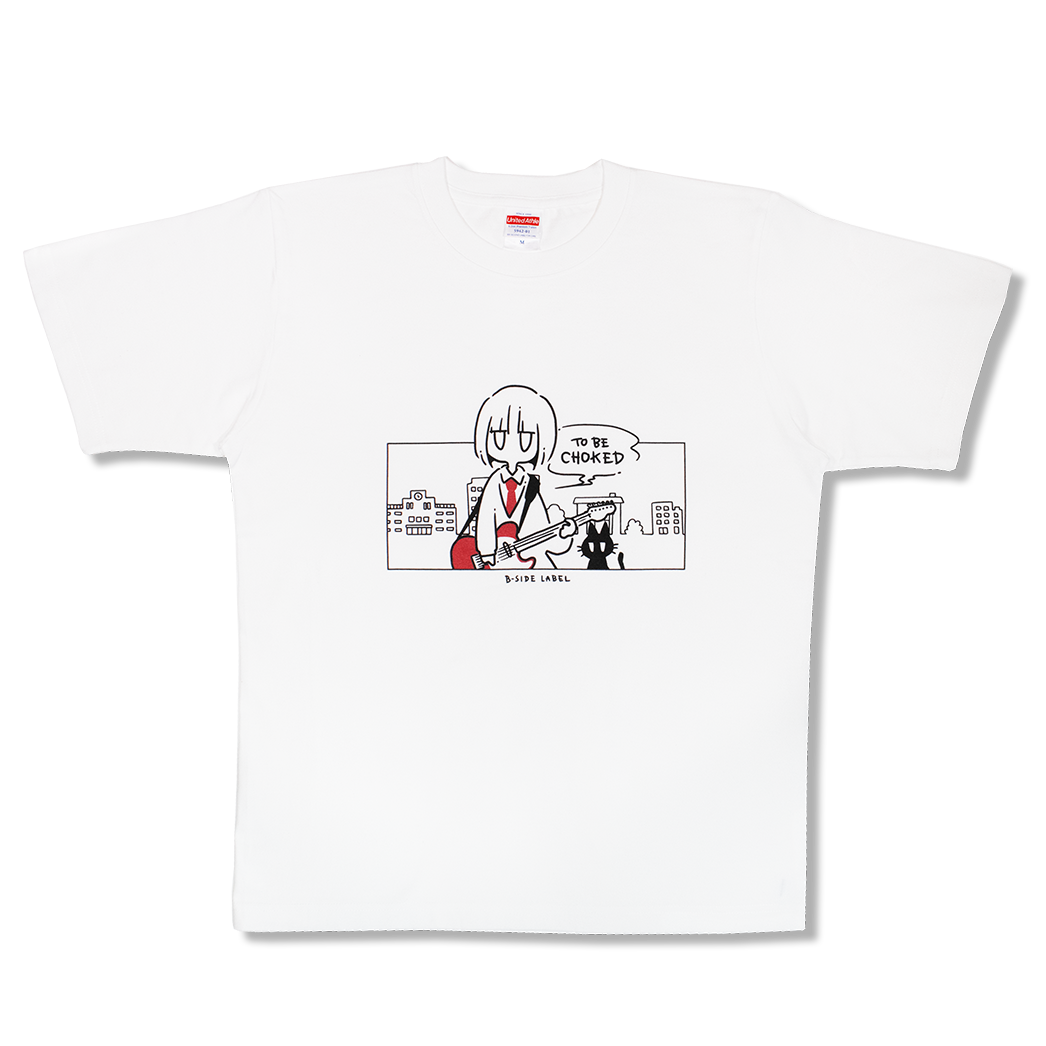 デフォルメちゃんギター(白)/Tシャツ