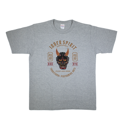 般若お面(グレー)/Tシャツ