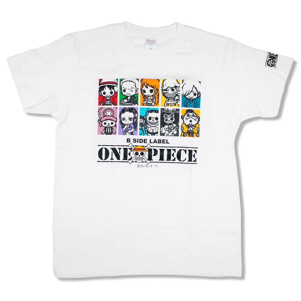 (ワンピース)麦わらの一味(白)/Tシャツ