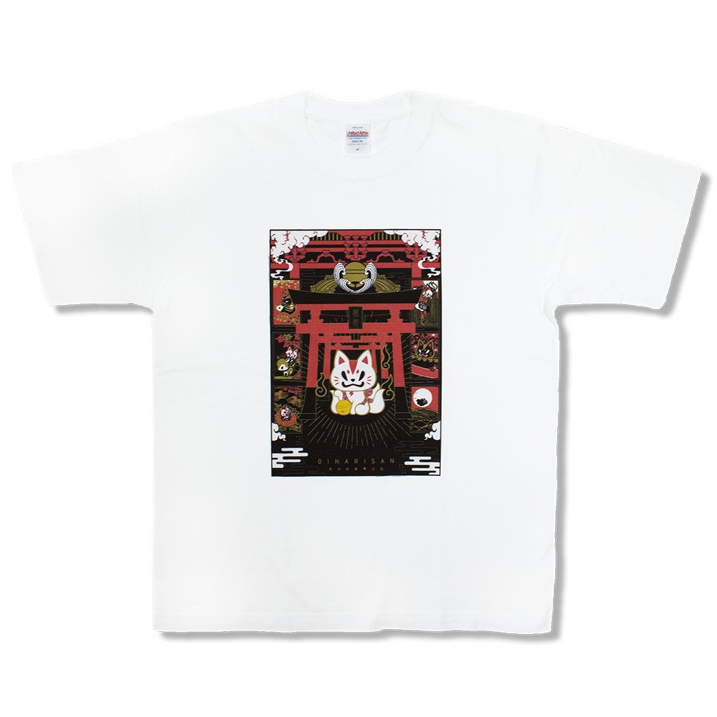 おいなり鳥居(白)/Tシャツ