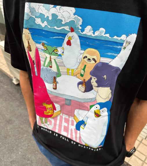 ミステリアスサマーパーティー(黒)/Tシャツ